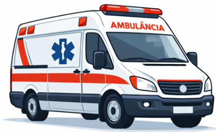 Ambulância estilizada